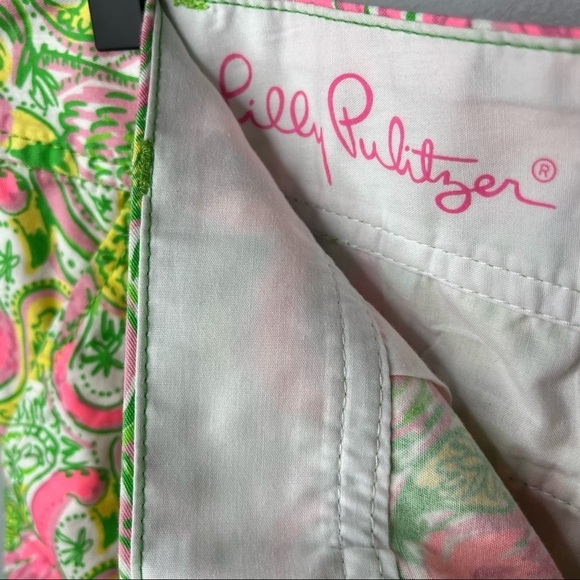 Lilly Pulitzer Hot Wings Callahan Shorts Pink Flamingo Size 0 Resortwear - Picture 8 of 11